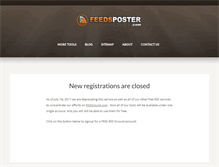 Tablet Screenshot of feedsposter.com